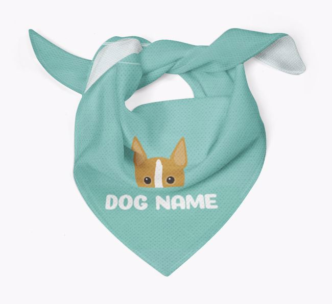 'Peeking Name' - Personalised {breedFullName} Bandana